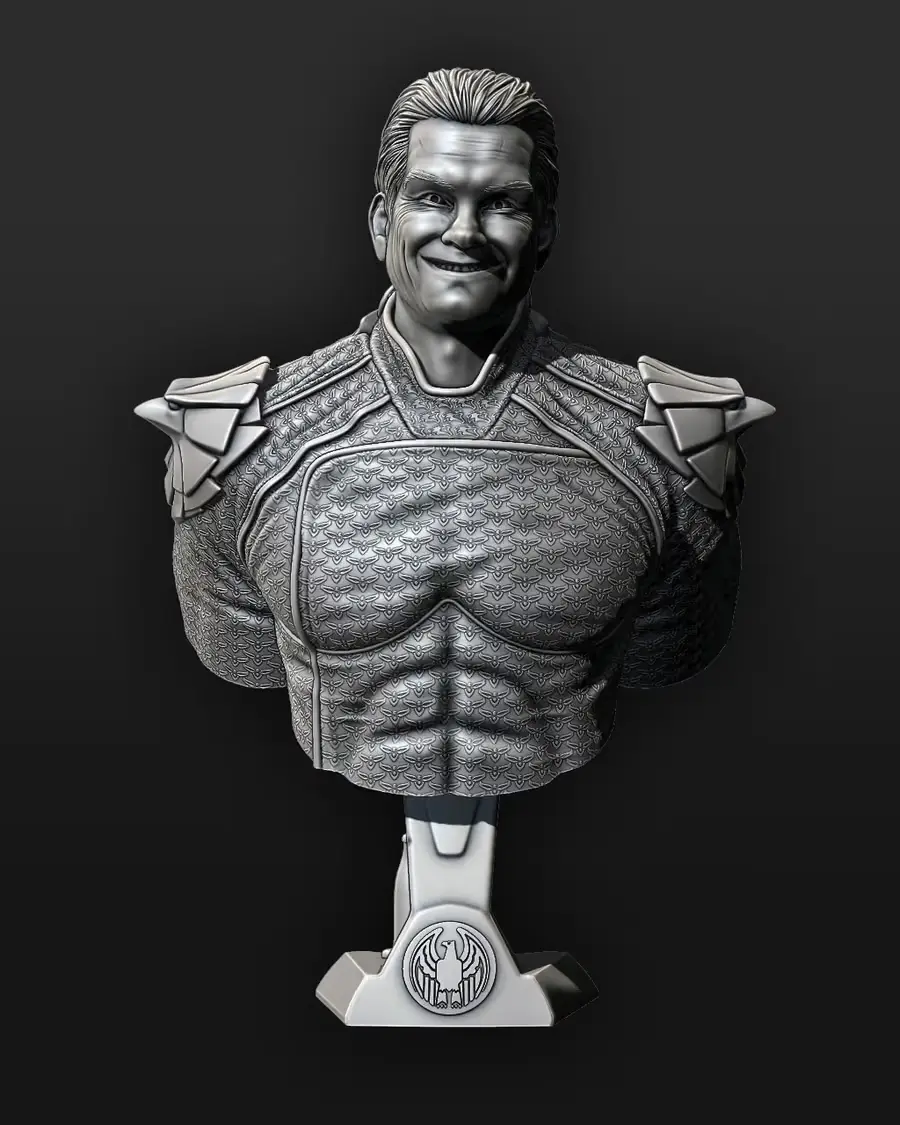 Homelander Busto Archivo Stl Para Impresion 3D
