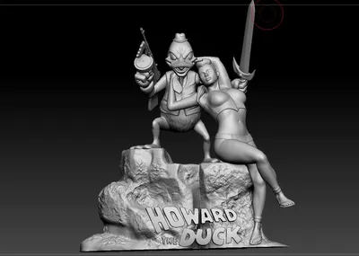 Howard Duck Archivo STL Impresión 3D