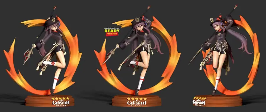 Hu Tao Stl Archivo Stl Para Impresion 3D