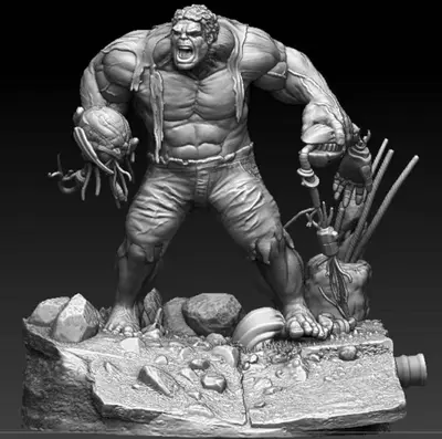 Hulk Avenger Age Of Ultron Archivo Stl Para Impresion 3D