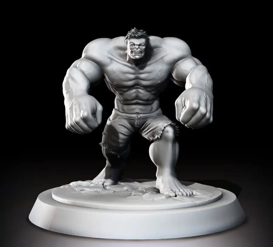 Hulk Tribute Archivo STL OBJ para Impresion 3D