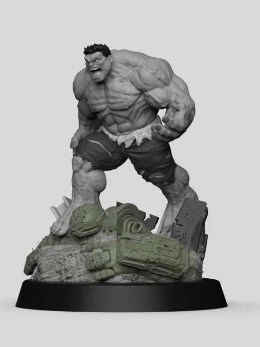 Hulk Vs Hulkbuster Archivo STL Impresión 3D