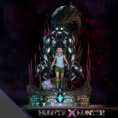 Hunter X Hunter Gon &amp; Energy Monster Files Obj Impresión 3d