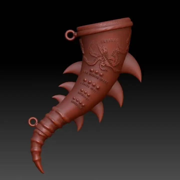 Hunting Hornarchivo Stl Obj Para Impresion 3D