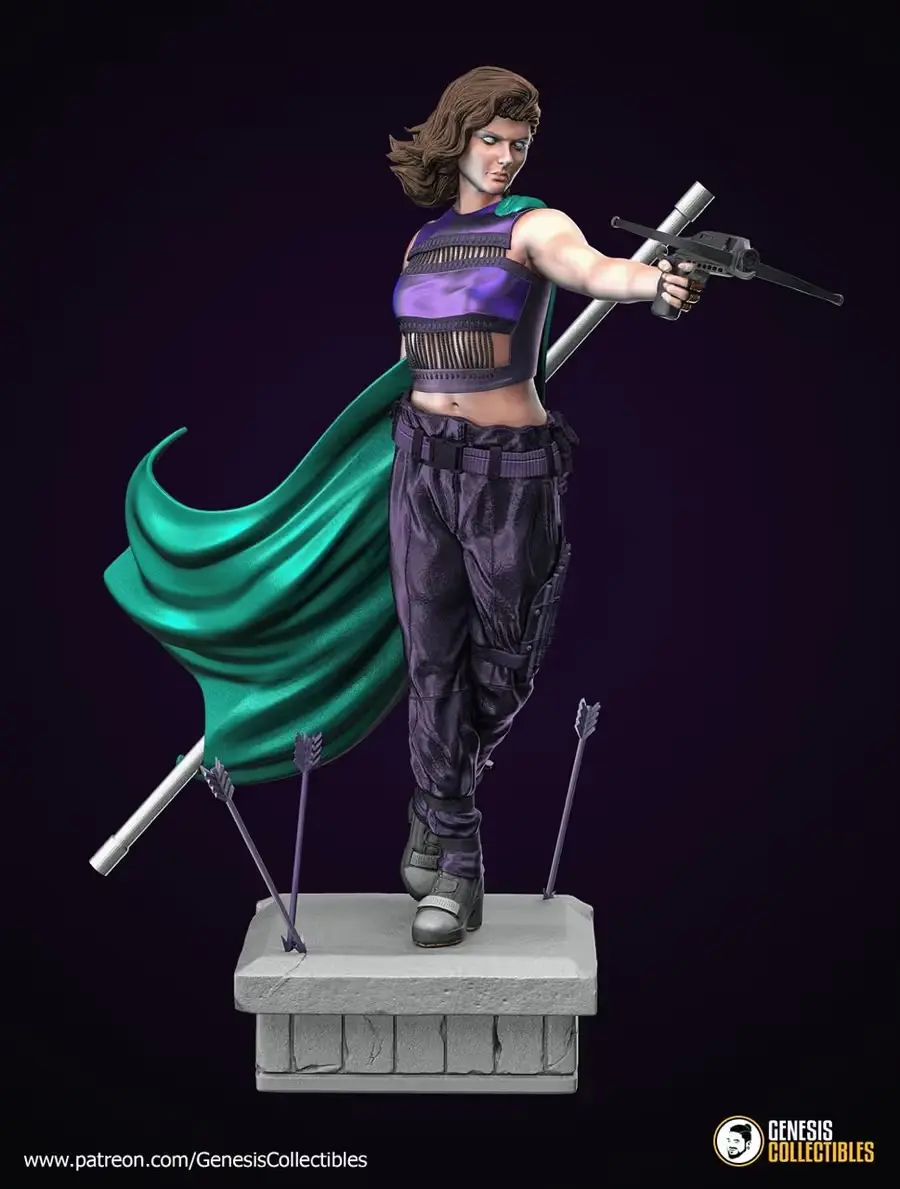 Huntress Birds Of Prey Archivo Stl Para Impresion 3D