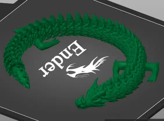 Ice Dragon P2 Archivo STL OBJ para Impresion 3D