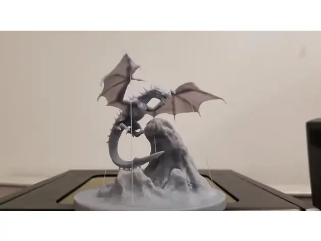 Impossible Dragon Archivo STL OBJ para Impresion 3D