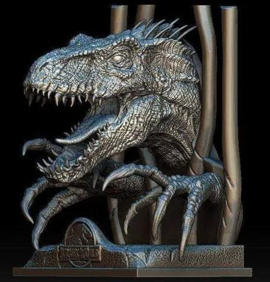 Indoraptor Archivo STL Impresión 3D