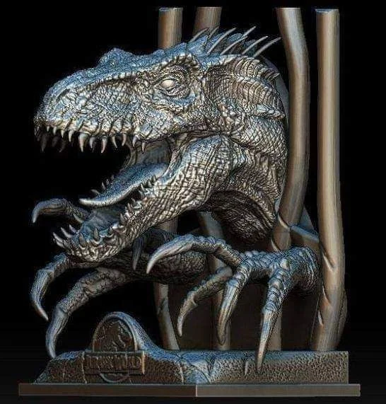 Indoraptor Archivo STL Impresión 3D