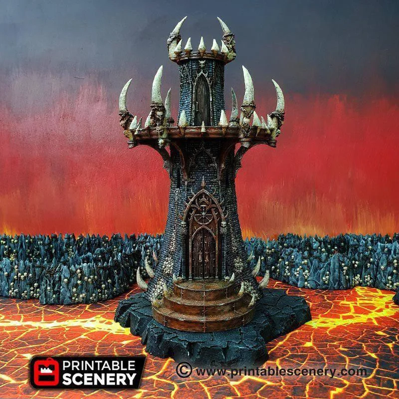 Infernal Tower Archivo STL Impresión 3D