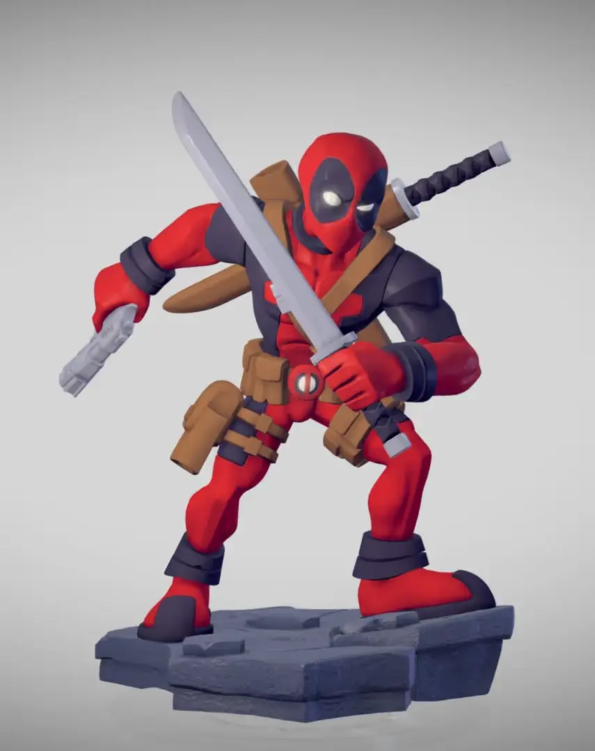 Infinity Deadpool Archivo Stl Para Impresion 3D