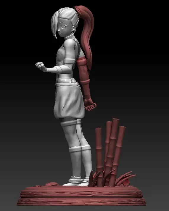 Inno Yamanaka Naruto Archivo Stl Para Impresion 3D