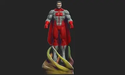Invencible Omni Man Stl Obj Impresión 3d