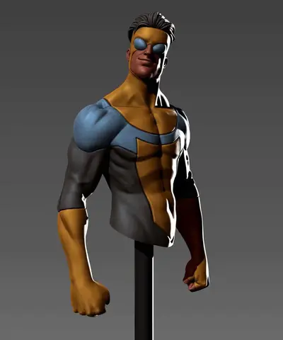 Invincible Busto Archivo Stl Para Impresion 3D
