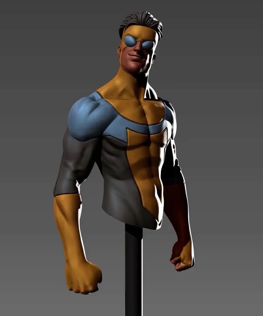 Invincible Busto Archivo Stl Para Impresion 3D