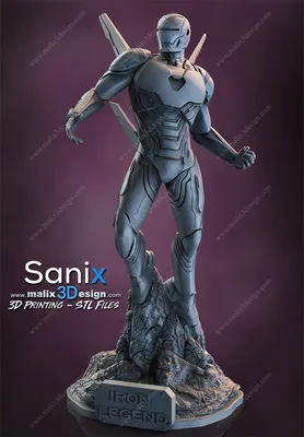 Iron Legend Archivo STL Impresión 3D