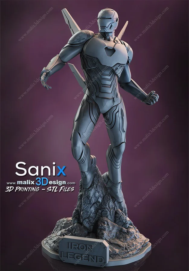 Iron Legend Archivo STL Impresión 3D