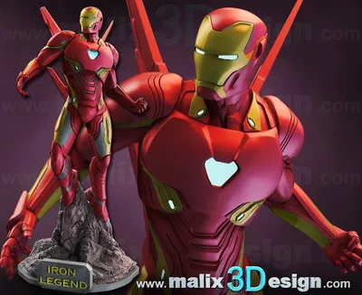 Iron Man Legend Archivo STL Impresión 3D