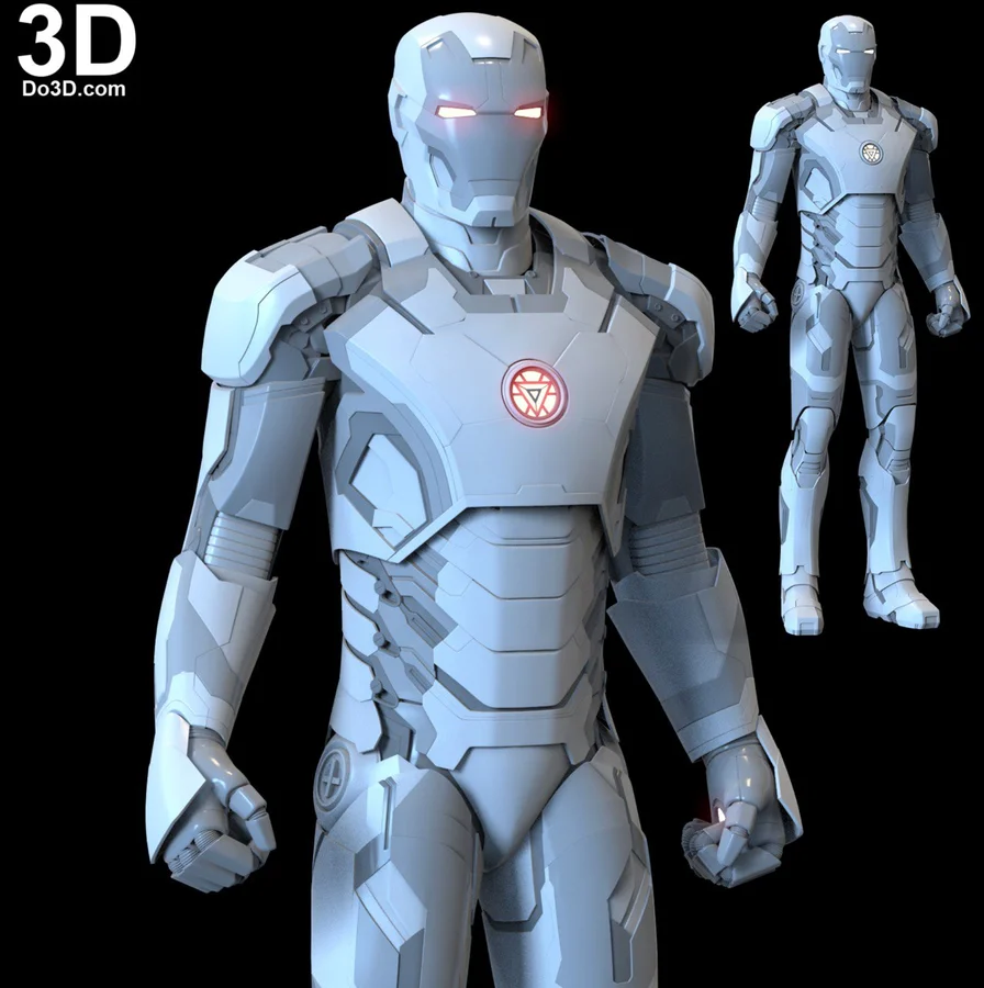 Iron Man Mark 42 From Iron Man 3 Archivo STL Impresión 3D