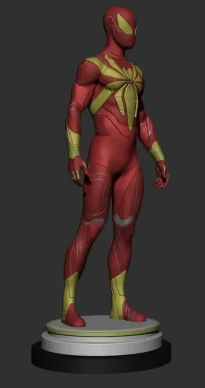 Iron Spider Man Archivo Stl Para Impresion 3D