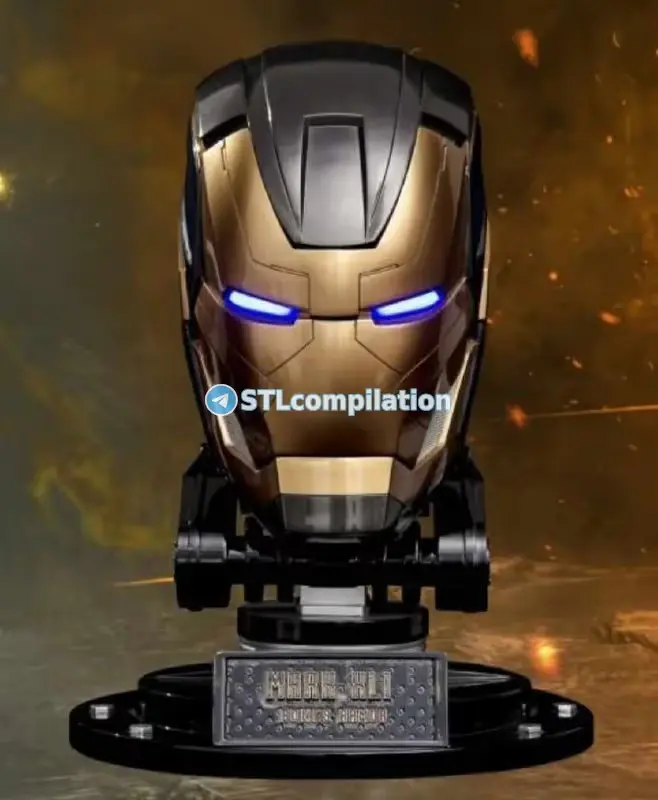 Ironman Mark 41 Helmet Archivo Stl Obj Para Impresion 3D