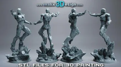 Ironman Stl Files Archivo STL Impresión 3D