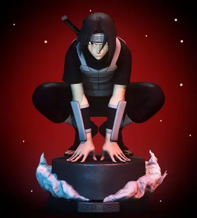 Itachi Anbu Naruto Archivo Stl Para Impresion 3D