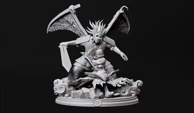 Itachi Susano Naruto Archivo STL OBJ para Impresion 3D