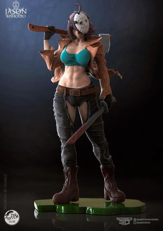 Jason Female Archivo STL Impresión 3D