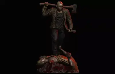 Jason Friday Viernes 13th Archivos Stl Para Impresión 3d