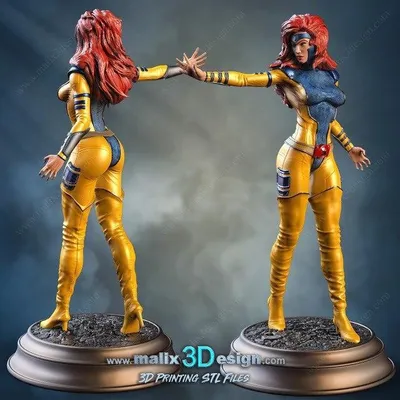 Jean Grey X Men Archivo STL Impresión 3D