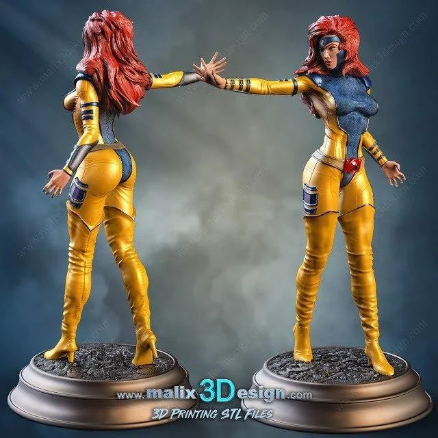 Jean Grey X Men Archivo STL Impresión 3D