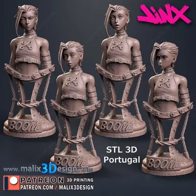 Jinx Archivo Stl Para Impresion 3D
