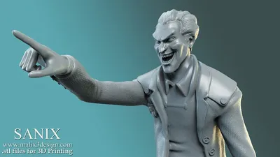 Joker Archivo STL Impresión 3D