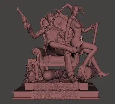 Joker Ready Archivo Stl Para Impresion 3D