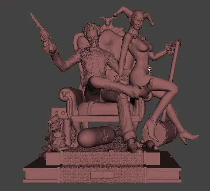 Joker Ready Archivo Stl Para Impresion 3D