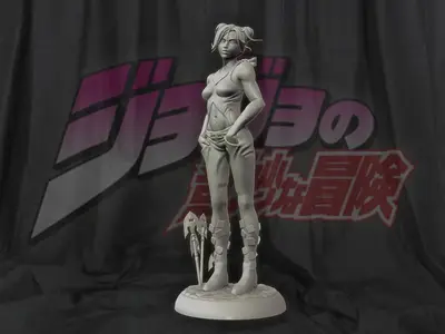 Jolyne Jojo Bizarre Adventure Archivo Stl Para Impresion 3D