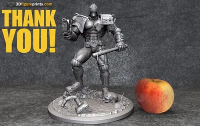 Judge Dredd Archivo STL Impresión 3D