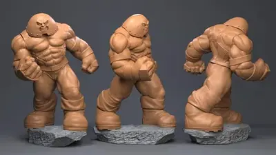 Juggernaut X-Men Marverl Archivo STL para Impresion 3D