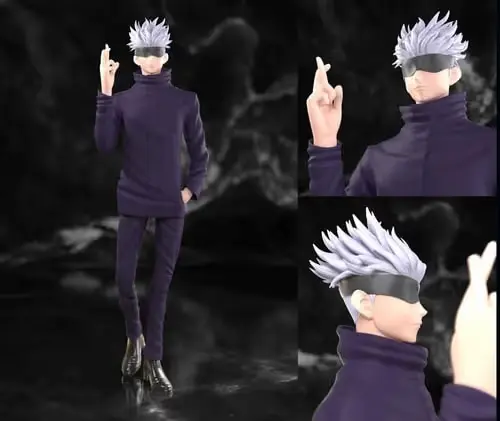 Jujutsu Kaisen Gojo Satoru Archivo Stl Obj Para Impresion 3D