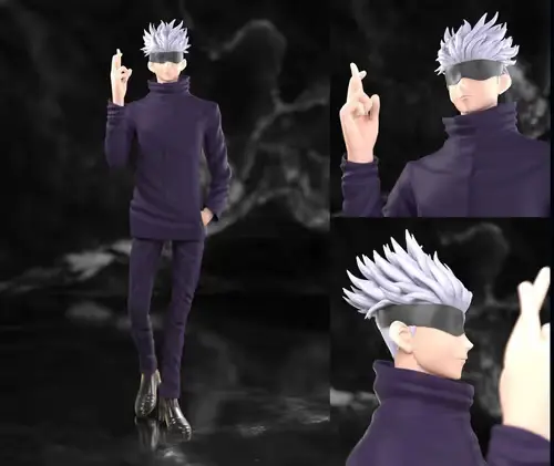 Jujutsu Kaisen Gojo Satoru By Modraze Stl Obj Impresion 3d