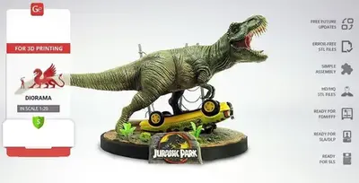 Jurassic Park 25th Archivos Stl Para Impresión 3d