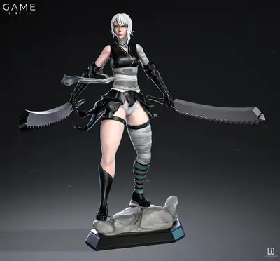 Kaine Archivo Stl Para Impresion 3D