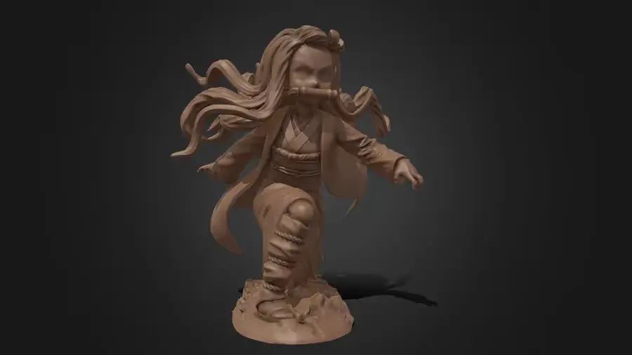 Kamado Nezuko Archivo Stl Para Impresion 3D