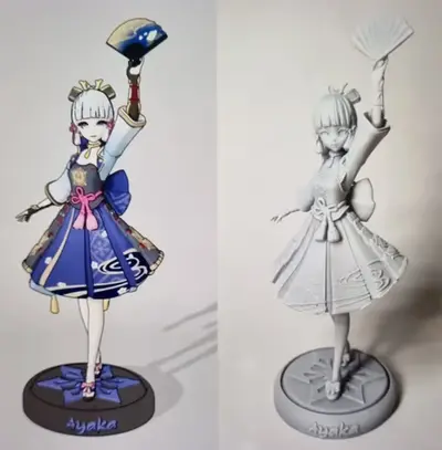 Kamisato Ayaka Archivo Stl Para Impresion 3D