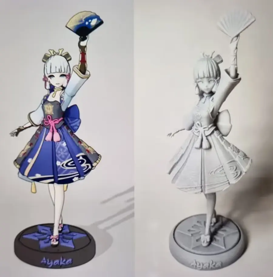 Kamisato Ayaka Archivo Stl Para Impresion 3D