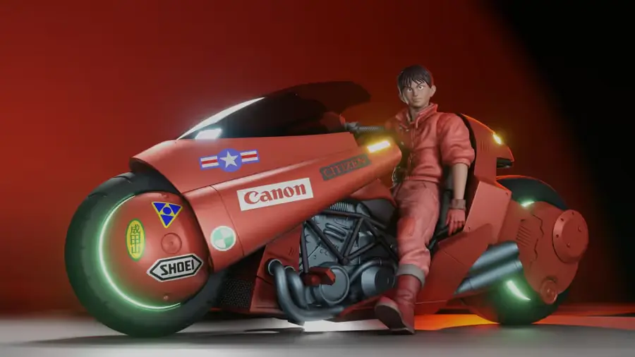 Kaneda Moto Y Akira Archivo Stl Para Impresion 3D
