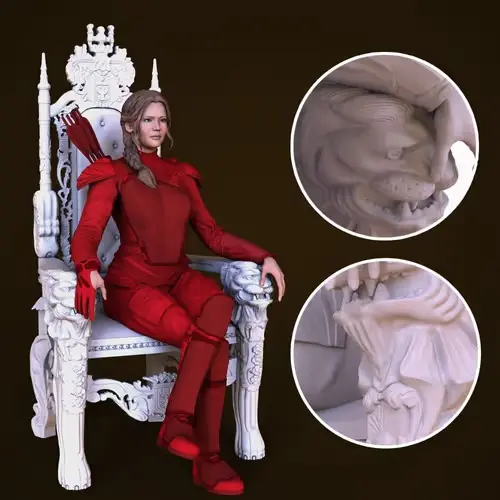 Katniss Everdeen Mockingjay Archivo Stl Para Impresión 3d