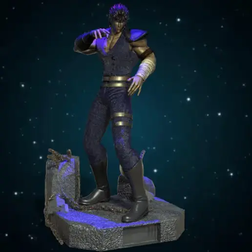 Kenshiro Fist Of The North Star Archivo Stl Par Impresion 3D