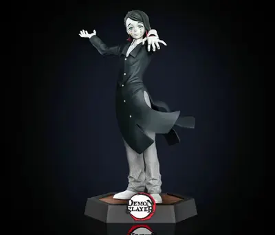 Kimetsu No Yaiba Enmu Dream Stl Obj Impresión 3d